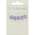 9mm Round Faceted Crystal Beads (available in 4 colours)